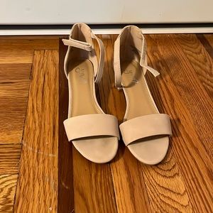 Beige 2 inch high heals